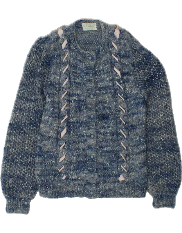 MARY LAVERY Womens Cardigan Sweater UK 14 Large Blue