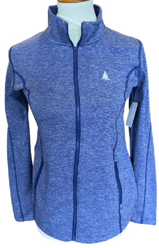 New Under Armour Full-Zip Mid-layer Jacket w/ Logo in Royal Blue Heather Size XS. MSP$74